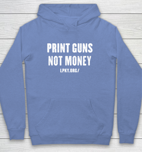 Print guns not money shirt Youth Hoodie 8