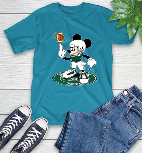 NFL Football New York Jets Cheerful Mickey Disney Shirt T-Shirt 9