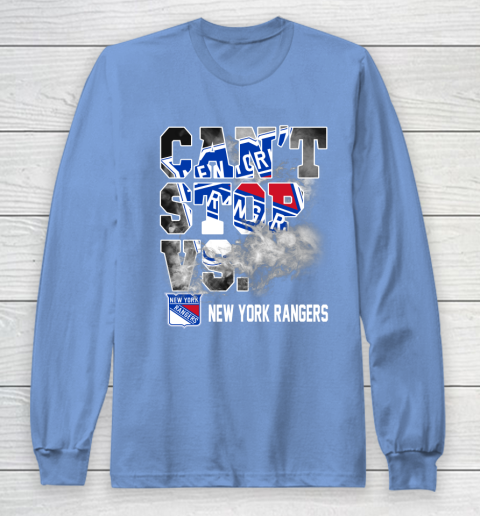 NHL New York Rangers Hockey Can't Stop Vs Long Sleeve T-Shirt 8