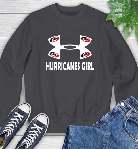 NHL Carolina Hurricanes Girl Under Armour Hockey Sports Sweatshirt 6