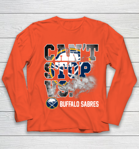 NHL Buffalo Sabres Hockey Can't Stop Vs Youth Long Sleeve 3
