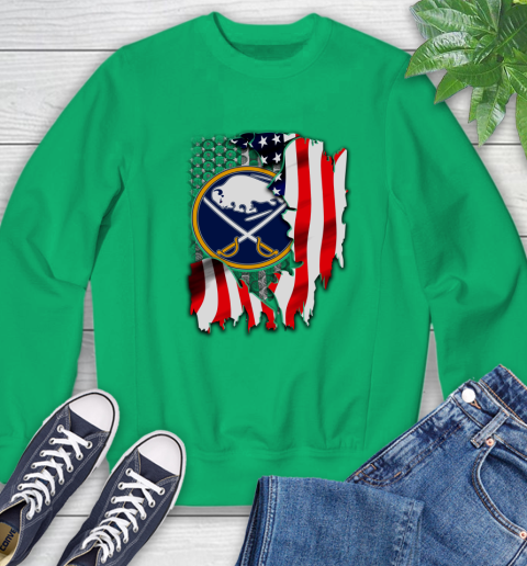 Buffalo Sabres NHL Hockey American Flag Sweatshirt 7