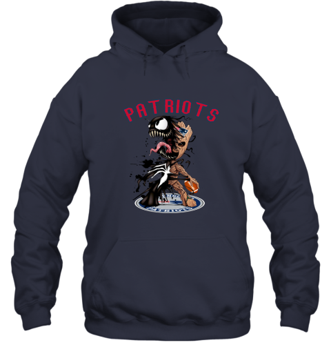 NFL New England Patriots Football Venom Groot Guardians Of The Galaxy YVHnLmQXCB0 hoodie 23 95 151514 front navy