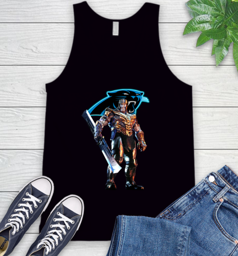 NFL Thanos Gauntlet Avengers Endgame Football Carolina Panthers Tank Top 2
