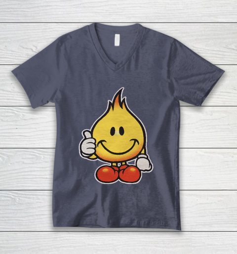 World Industries Flame Boy Hook Ups Skate Hookups Hook Ups 90's Vintage V-Neck T-Shirt 7