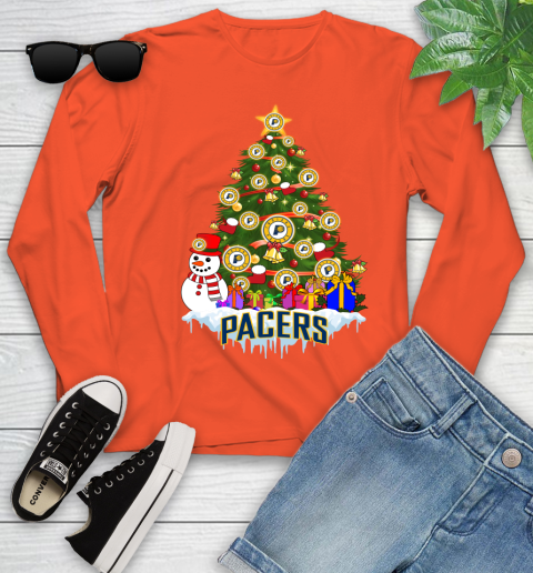 Indiana Pacers Merry Christmas NBA Basketball Sports Youth Long Sleeve 4