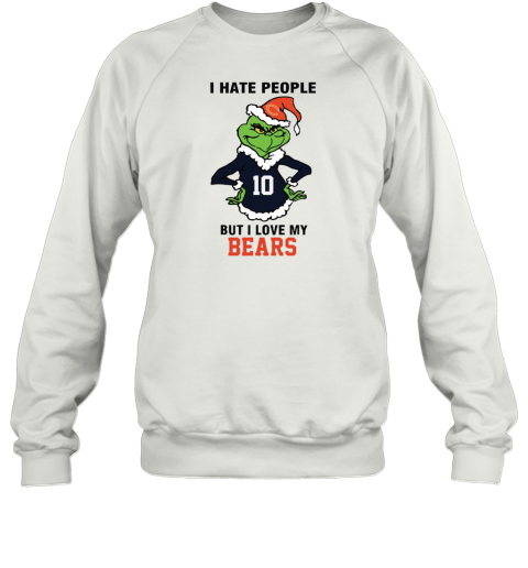 I Hate People But I Love My Bears Chicago Bears NFL Teams Sweatshirt