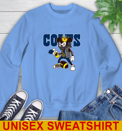 Indianapolis Colts NFL Football Mickey Peace Sign Sports Sweatshirt 11