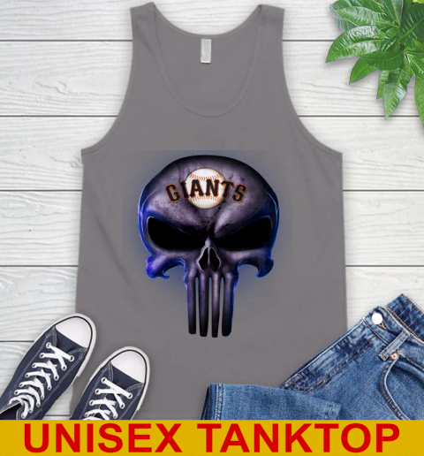 San Francisco Giants MLB Baseball Punisher Skull Sports Tank Top 6