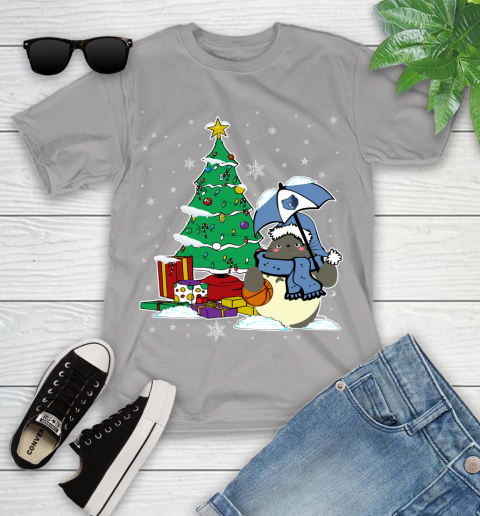 Memphis Grizzlies NBA Basketball Cute Tonari No Totoro Christmas Sports Youth T-Shirt 4