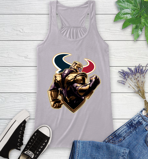 NFL Thanos Avengers Endgame Football Sports Houston Texans Racerback Tank 5