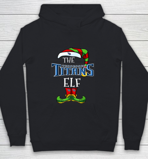 Tennessee Titans Christmas ELF Funny NFL Youth Hoodie