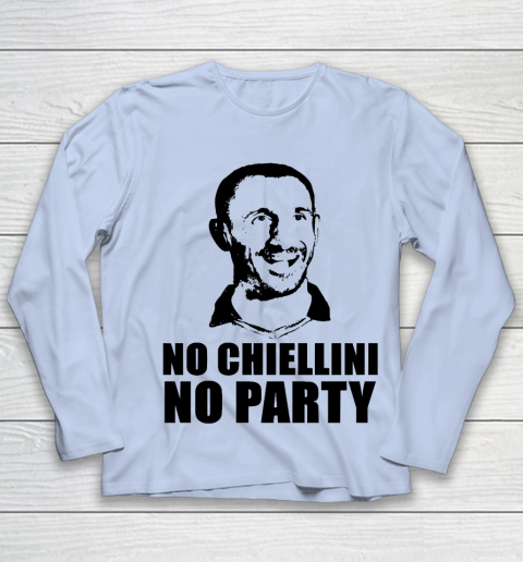 No Chiellini, No Party Italia Champion Euro Player Youth Long Sleeve 5