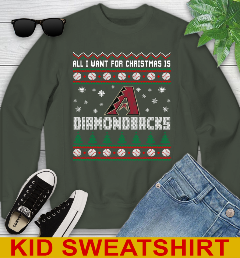 MLB All I Want For Christmas Is Arizona Diamondbacks Baseball Sports 116