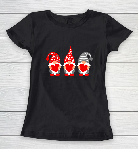 Gnomes Hearts Valentine Day Shirts For Couple Women's T-Shirt