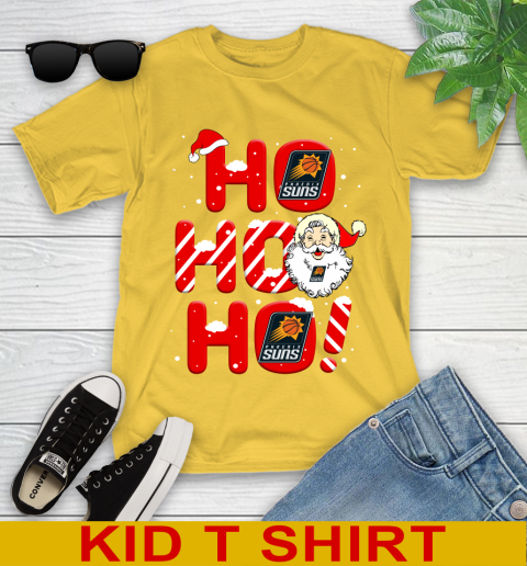Phoenix Suns NBA Basketball Ho Ho Ho Santa Claus Merry Christmas Shirt Youth T-Shirt 9