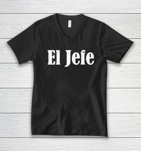 Coach Pop El Jefe (print on front and back) V-Neck T-Shirt