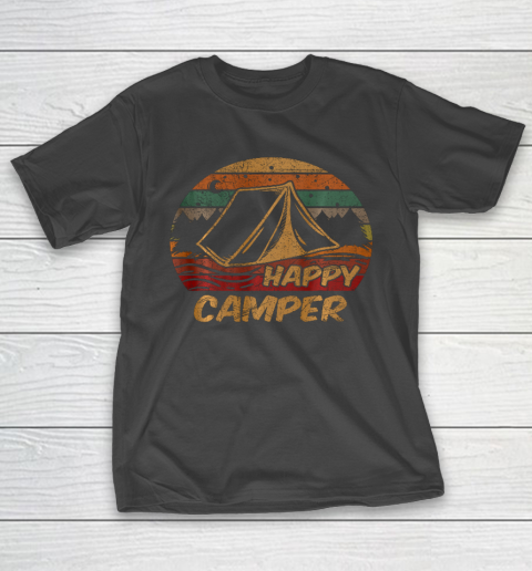 Camping Gifts Happy Camper Campsite Scout Lovers Camp T-Shirt