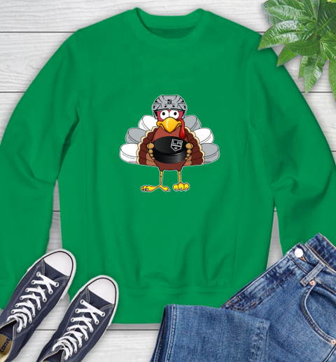 Los Angeles Kings Turkey Thanksgiving Day Sweatshirt 6