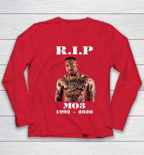RIP MO3 1992 2020 Youth Long Sleeve 8