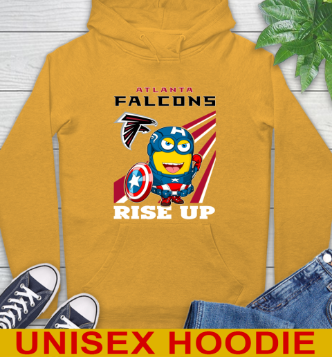 NFL Football Atlanta Falcons Captain America Marvel Avengers Minion Shirt Hoodie 2