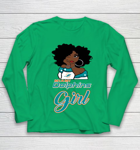Miami Dolphins Girl NFL Youth Long Sleeve 6