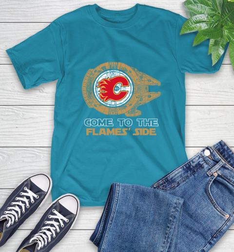 NHL Come To The Calgary Flames Wars Hockey Sports T-Shirt 9