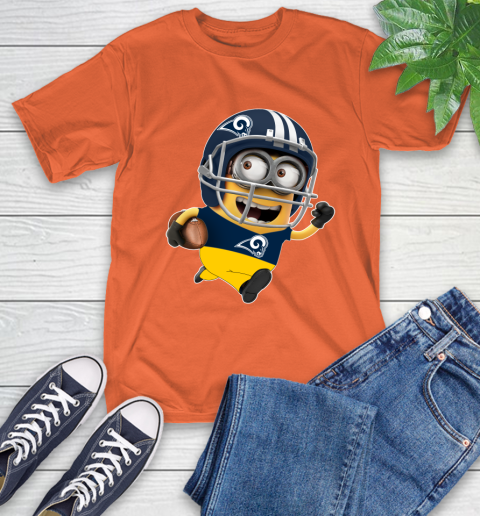 NFL Los Angeles Rams Minions Disney Football Sports T-Shirt 5