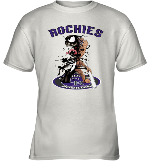 MLB Colorado Rockies Groot Guardians Of The Galaxy Baseball