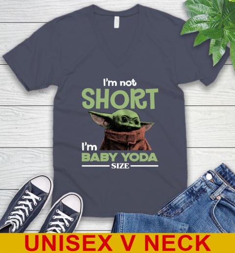 I'm Not Short I'm Baby Yoda Size Funny Star Wars Shirts 53