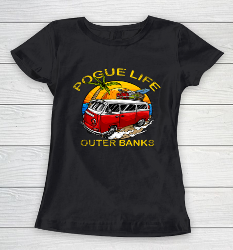 Outer Banks Pogue Life Outer Banks Surf Van OBX Beach Women's T-Shirt
