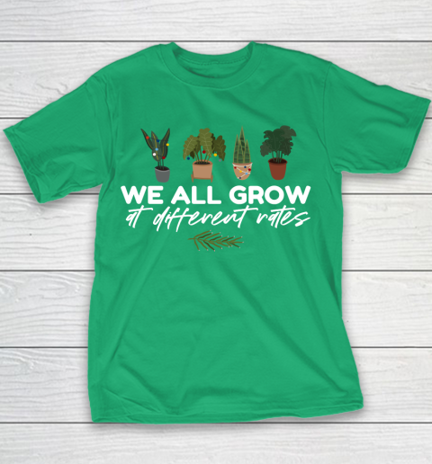 We All Grow At Different Rates, Special Education Teacher Autism Awareness Youth T-Shirt 3