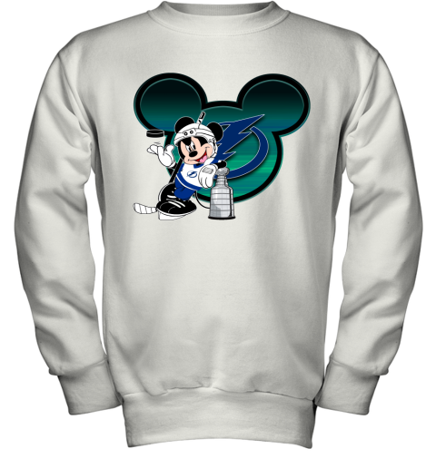 NHL Tampa Bay Lightning Mickey Mouse Disney Hockey T Shirt Youth Hoodie