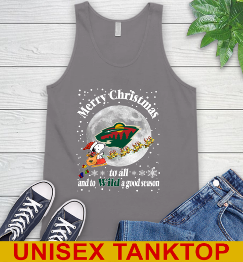 Minnesota Wild Merry Christmas To All And To Wild A Good Season NHL Hockey Sports Tank Top 6