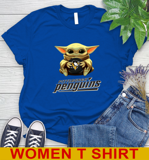 NHL Hockey Pittsburgh Penguins Star Wars Baby Yoda Shirt 97