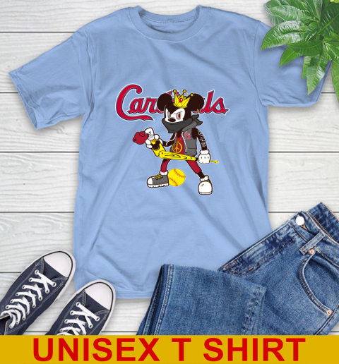 St.Louis Cardinals MLB Baseball Mickey Peace Sign Sports T-Shirt 11