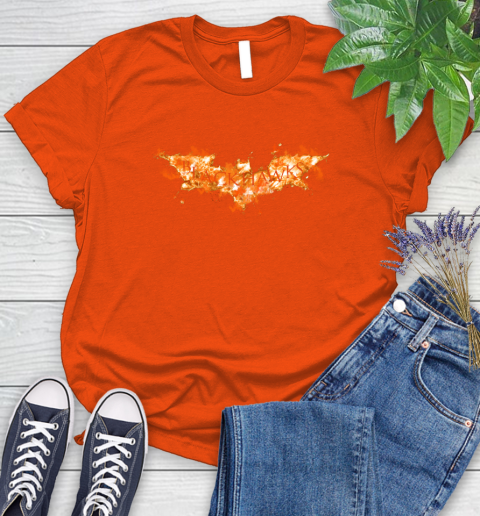 NHL Chicago Blackhawks Batman Logo DC Hockey Sports Shirts Women's T-Shirt 3