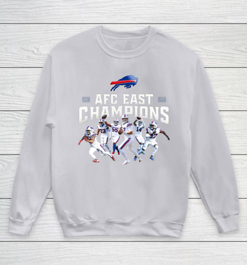 Bills AFC East Champions Youth Sweatshirt 3