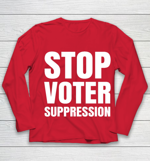 Black Voters Matter Protect The Vote Stop Voter Suppression Youth Long Sleeve 8