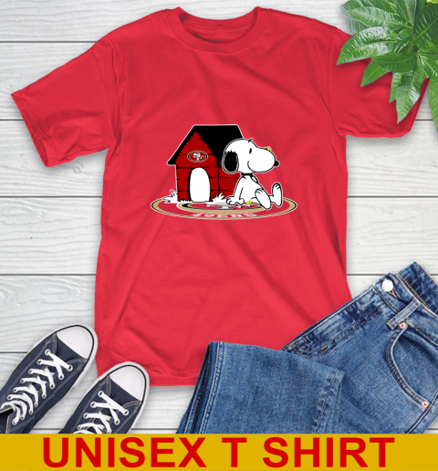 NFL Football San Francisco 49ers Snoopy The Peanuts Movie Shirt T-Shirt 10