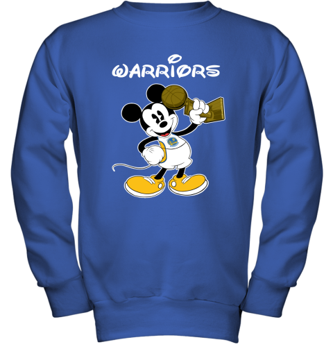 Mickey Golden State Warriors Youth Sweatshirt