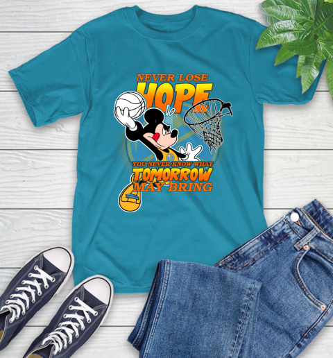 Denver Nuggets NBA Basketball Mickey Disney Never Lose Hope T-Shirt 9