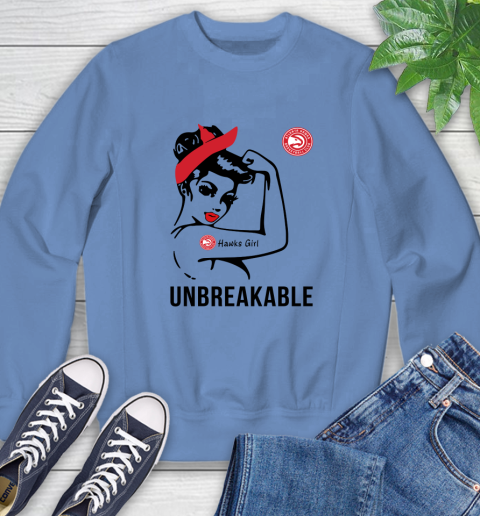 NBA Atlanta Hawks Girl Unbreakable Basketball Sports Sweatshirt 8