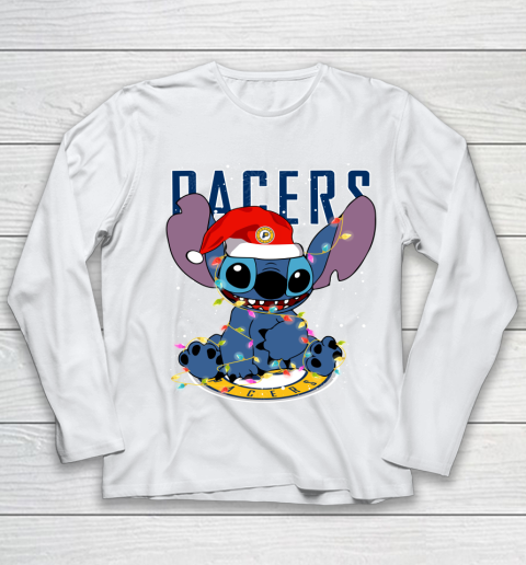 Indiana Pacers NBA noel stitch Basketball Christmas Youth Long Sleeve