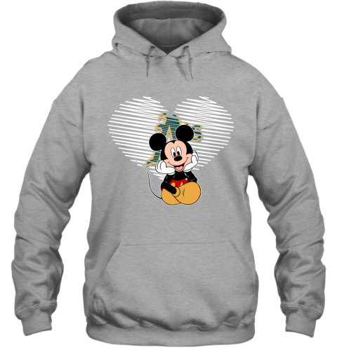 MLB Oakland Athletics The Heart Mickey Mouse Disney Baseball T Shirt Qk7oMLtBVnO hoodie 23 95 151514 front sport grey