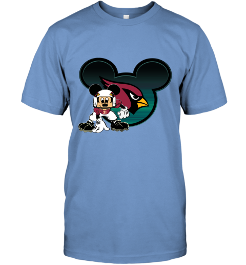 NFL Arizona Cardinals Mickey Mouse Disney Super Bowl Football T Shirt Youth  T-Shirt