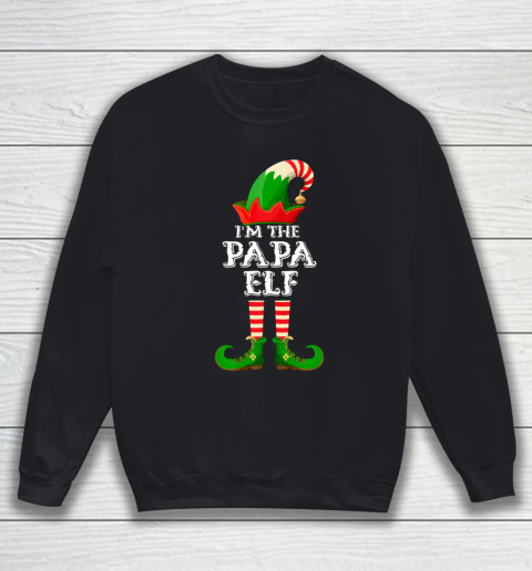Papa Elf Funny Matching Family Group Christmas Gifts Sweatshirt