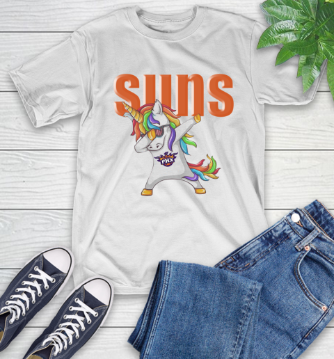 Phoenix Suns NBA Basketball Funny Unicorn Dabbing Sports T-Shirt
