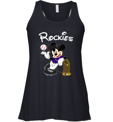 Colorado Rockies Mickey Taking The Trophy MLB 2019 Racerback Tank