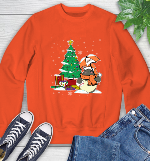 San Francisco Giants MLB Baseball Cute Tonari No Totoro Christmas Sports Sweatshirt 3